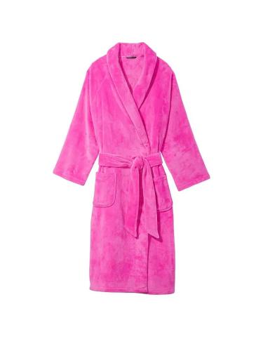 Плюшевий халат Plush Long Robe Fucshia Frenzy від Victoria's Secret