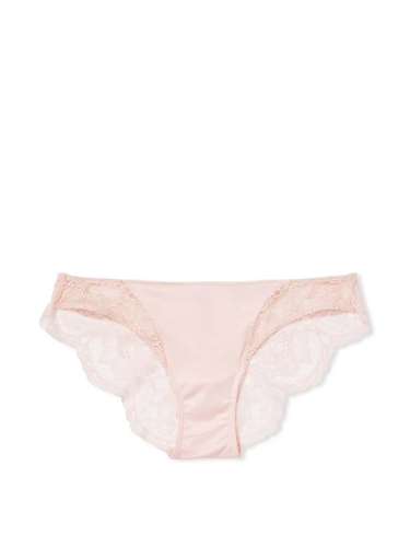 Трусики Very Sexy Lace Trim Cheekini Panty Pink Victoria's Secret