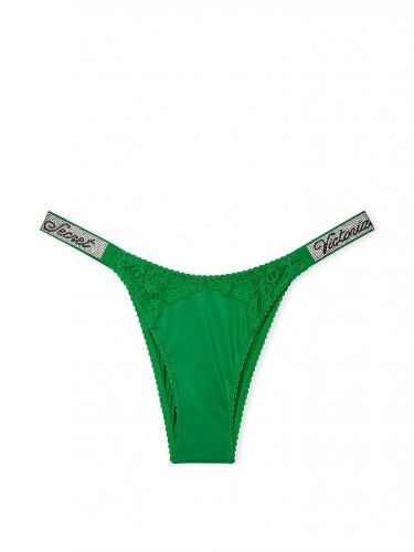 Трусики Very Sexy Shine Strap Brazilian Panty Green