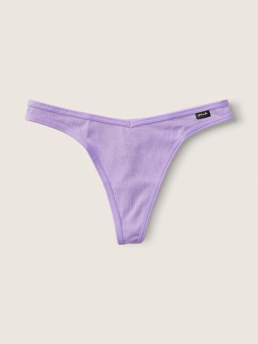 Трусики Cotton Thong Panty PINK Violet