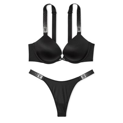 Комплект Very Sexy Scattered Shine Strap Push-Up Bra Black