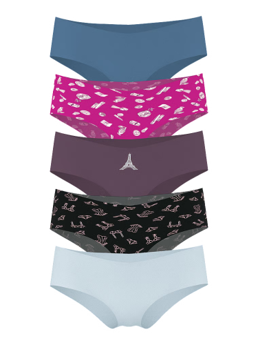 Набір трусиків 5-Pack No-Show Cheeky Panties N