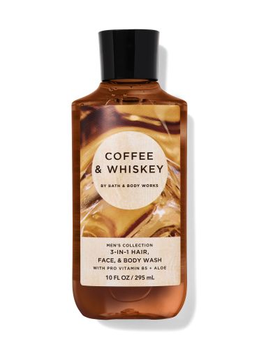 Парфумований гель для душу Coffee & Whiskey 3 in 1 Hair, Face & Body