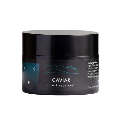 Маска для обличчя та шиї з екстрактом ікри Caviar Face & Neck Mask від Ed Cosmetics