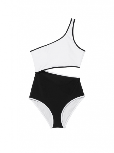 Суцільний купальник Victoria's Secret Cutout Swimsuit Black White
