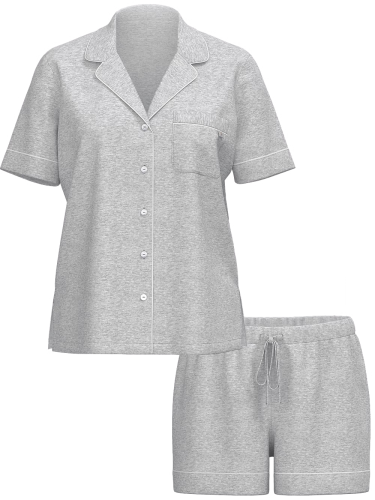 Піжама Modal Short Pajama Set Medium Heather