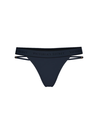 Трусики Logo Cotton Strappy Thong Panty Dark Twilight