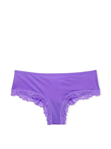 Трусики Very Sexy Micro Lace Inset Cheeky Panty Violet