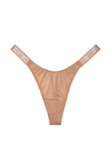 Трусики Shine Strap Thong Panty Praline