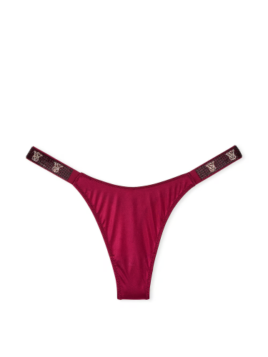 Трусики Shine Strap Thong Panty Campari Red