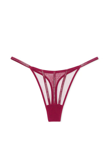 Трусики Sheer Shine Thong Panty Campari Red