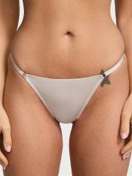 Трусики Very Sexy Starstruck Hardware Adjustable V-String Panty Grey