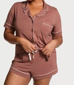 Піжама Modal Short Pajama Set Vintage Rose Lures Stripe