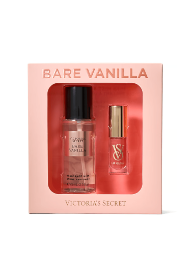 Подарунковий набір Bare Vanilla & Clear Lip Glow Two-Piece Gift Set