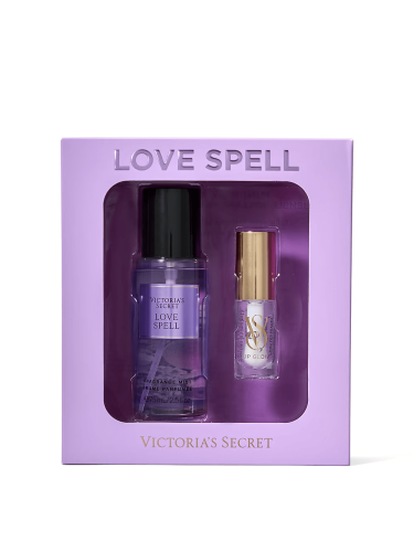 Подарунковий набір Love Spell & Clear Lip Glow