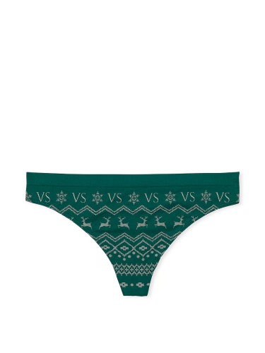 Трусики Victoria's Secret Seamless Thong Panty Ivy