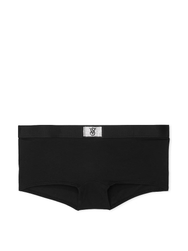 Трусики Logo Cotton Boyshorts Panty Black