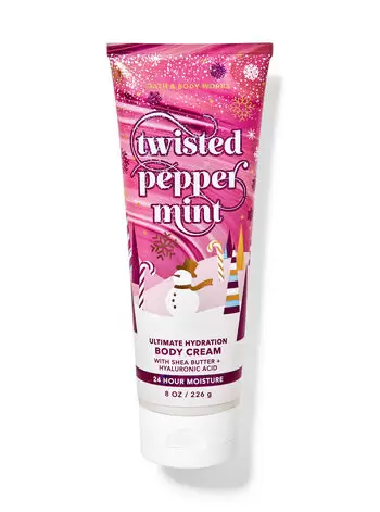 Парфумований крем Twisted Pepper Mint від Bath and Body Works