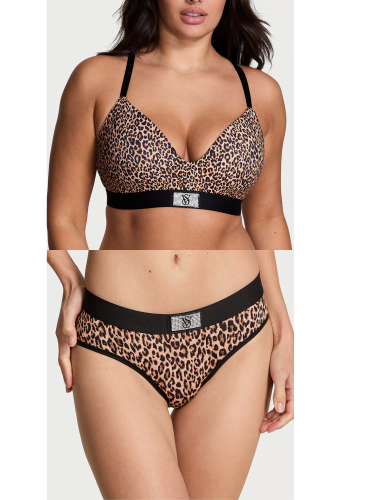 Комплект білизни Shine Patch Lightly Lined Wireless Bra Leopard