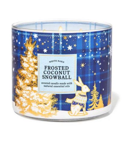 Ароматизована свічка Frosted Coconut Snowball 3-Wick Candle