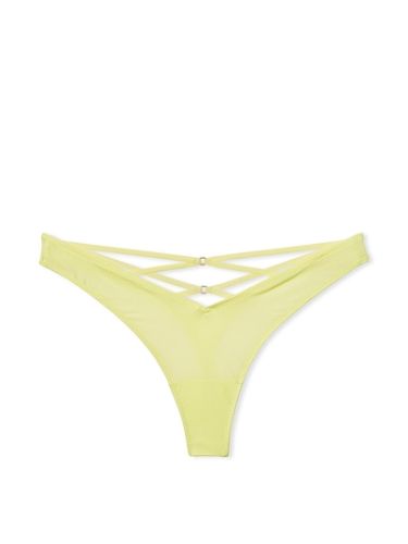 Трусики Strappy Back High-Leg Thong Panty Citron Glow