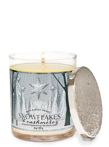 Ароматизована свічка Snowflakes & Cashmere  1-Wick Candle