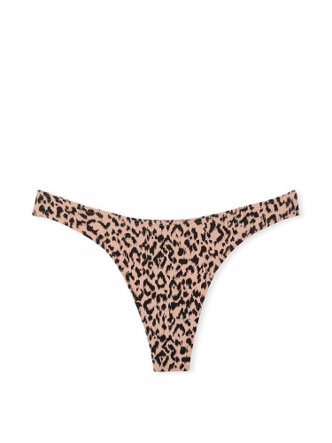 Трусики Stretch Cotton High-Leg Thong Panty Leopard Victoria's Secret