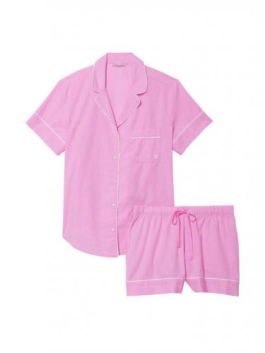 Піжама Victoria's Secret Cotton Short Pajama Lilac Chiffon