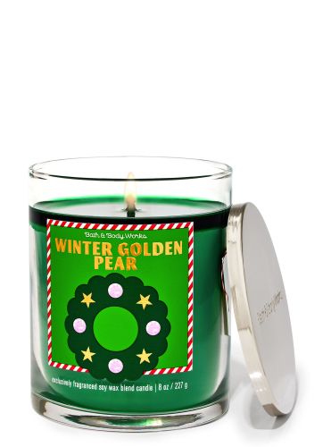 Ароматизована свічка Winter Golden Pear Single Wick Candle