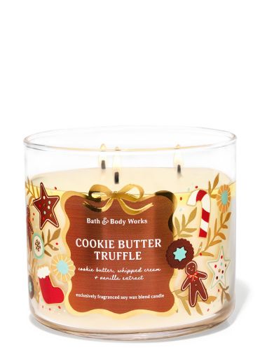 Ароматизована свічка Cookie Butter Truffle 3-Wick Candle