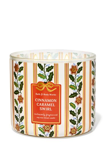 Ароматизована свічка Cinnamon Caramel Swirl 3-Wick Candle