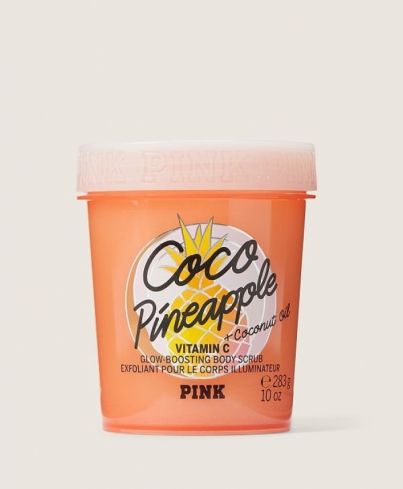 Скраб для тела кокосовой ананасы Victoria's Secret Розовый