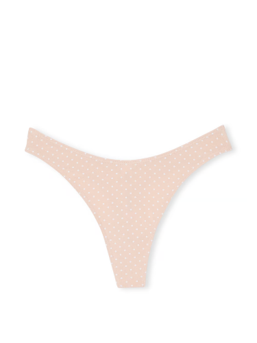 Трусики Stretch Cotton High-Leg Scoop Thong Panty Marzipan Dots