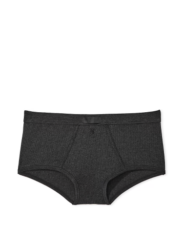 Трусики Logo Cotton Boyshort Panty Dark Grey