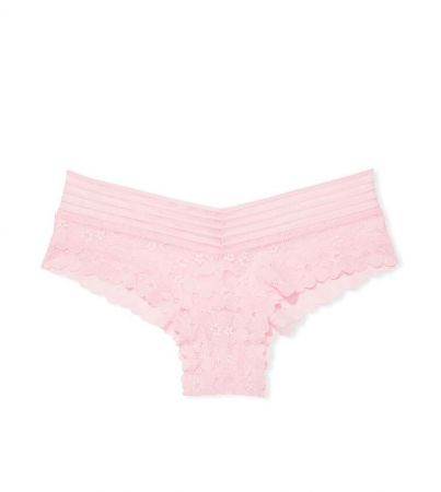Трусики Stripe Waist Cheeky Panty Babydoll Pink Victoria's Secret