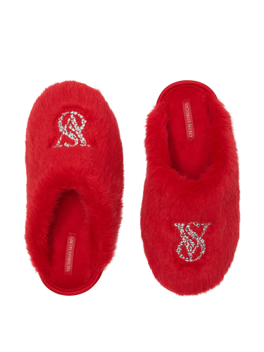 Домашні тапочки Luxe Plush Closed-Toe Slippers Lipstick