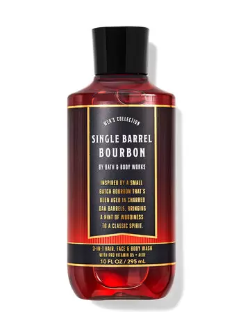 Парфумований гель для душу Single Barrel Bourbon 3 in 1 Hair, Face & Body