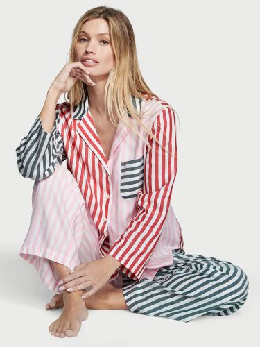 Піжама Flannel Long Pajama Set Pink від Victoria's Secret