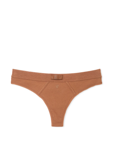 Трусики Logo Cotton Thong Panty Cotton Caramel