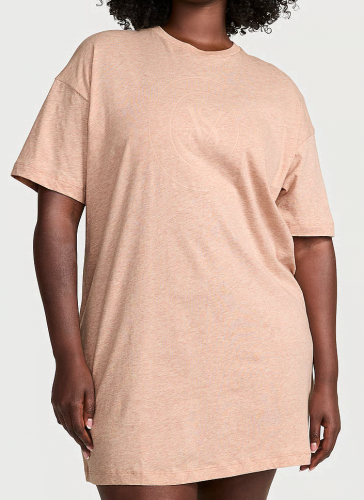 Нічна сорочка Oversize Cotton Sleep Tee Heather Pretty Blush