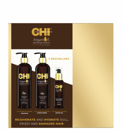 Відновлюючий набір для волосся Chi Argan Oil від CHI
