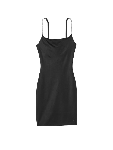 Нічна сорочка Shine Strap Smoothing Slip Dress Black