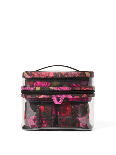 Набір косметичок  4-in-1 Train Case Black Floral