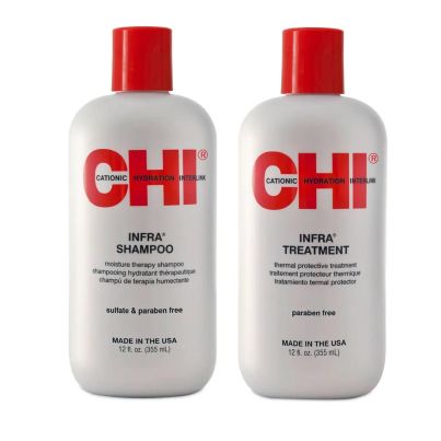 Зволожуючий набір (шампунь і маска) для волосся Chi Infra від CHI