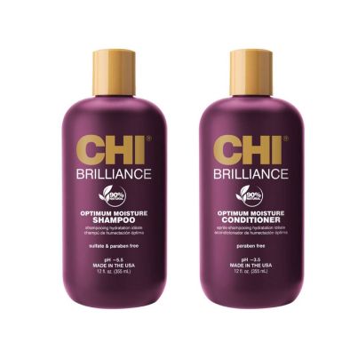 Зволожуючий набір (шампунь і кондиціонер) для волосся CHI Brilliance Optimum від CHI