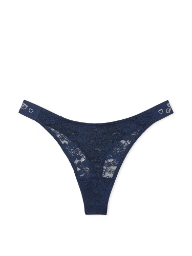 Трусики Wink Logo High-Leg Thong Panty Midnight Navy