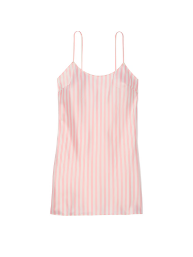 Нічна сорочка сатинова Heritage Stripe Satin Mini Slip Pretty Blossom Stripe