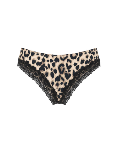 Трусики Very Sexy Rose Lace-Trim Tanga Panty Leopard