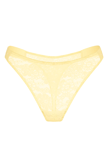 Трусики Logo Scoop Thong Panty Yellow