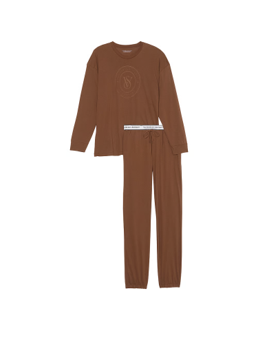 Піжама Cotton Long Pajama Set Mousse